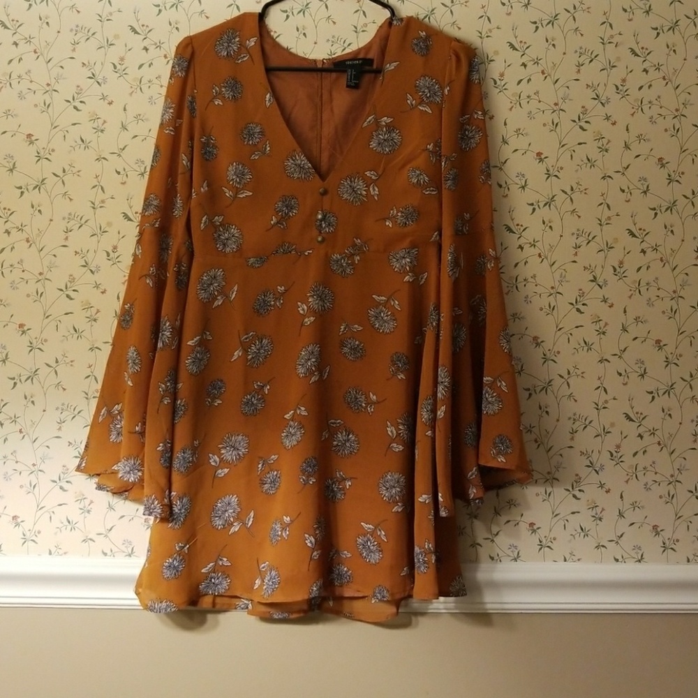 🖤Flower printed dress